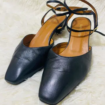 랄프 로렌 샌들 24.5cm 램 가죽 천연 가죽