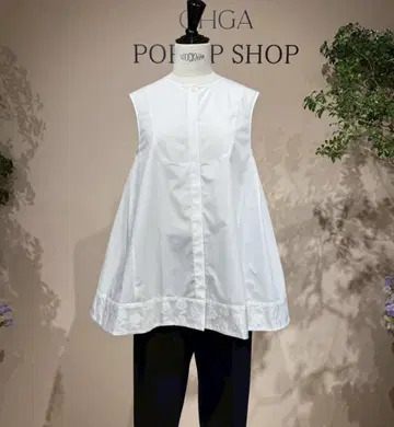 ohga NOSLE BLOUSE 화이트 미사용 새상품 택 포함