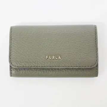 FURLA 훌라 4연 키 케이스 그린 올리브