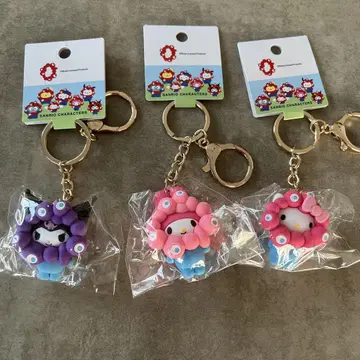 산리오 캐릭터 키링 3개 세트