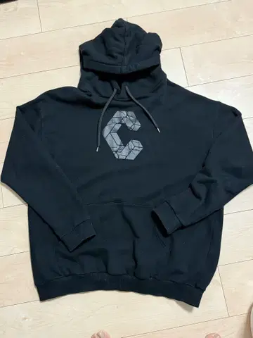 CRONOS 크로노스 후드티 블랙 M