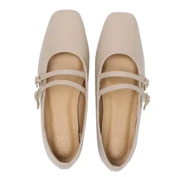 ABC SELECT 스퀘어 더블 스트랩 펌프스 2 BEIGE