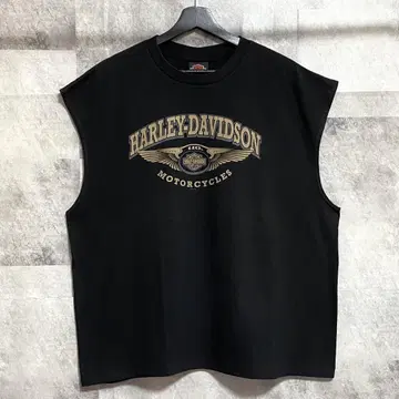 HARLEY-DAVIDSON 할리데이비슨 슬리브리스 블랙 2XL