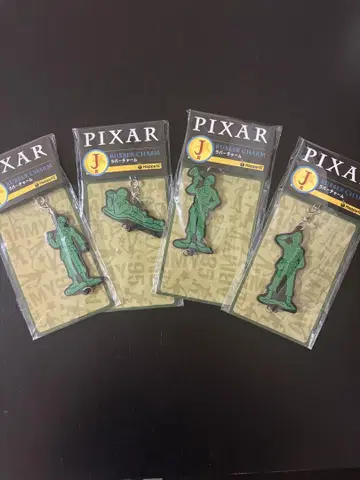 PIXAR 그린 병사 스트랩 4개 세트