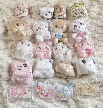 mikko characters 봉제 인형 페이스 복조리 컴플리트 가챠