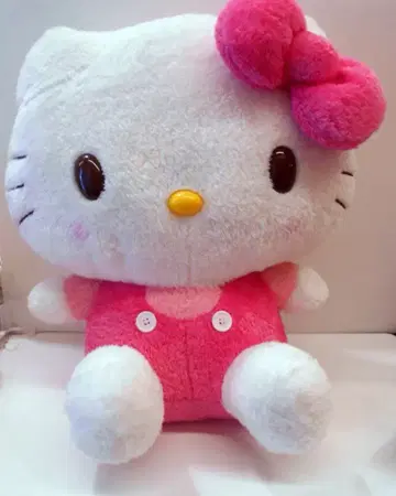 세가 기가 점보 폭신폭신 컬러 블루 봉제 인형 헬로키티