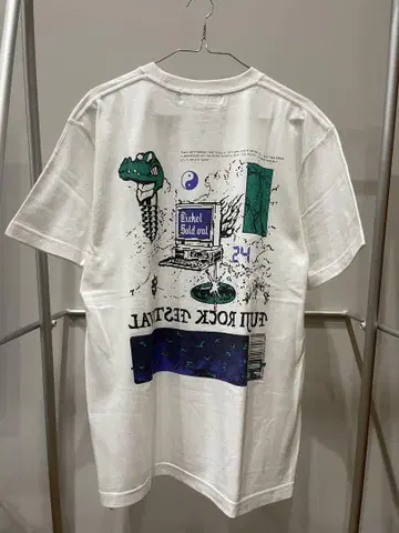FUJI ROCK FESTIVAL '24 티셔츠 L 사이즈 화이트
