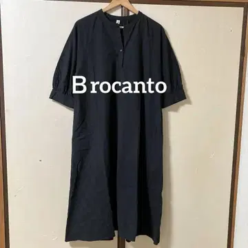 Brocanto 블랙 셔츠 원피스