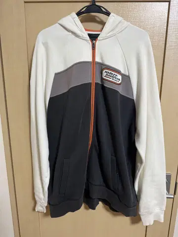 HARLEY-DAVIDSON 풀 집업 후드티 L