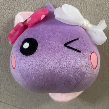 호페짱 윙크 봉제 인형 보라색 퍼플 핑크