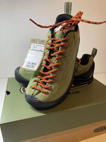 KEEN JASPER 올리브 23.5cm 미사용