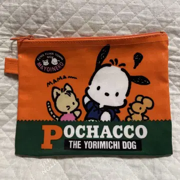 헤이세이 레트로 산리오 포차코 플랫 파우치 고양이 새끼 고양이 레어!