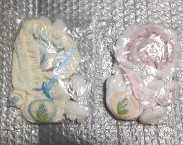 10cm 봉제 인형 토끼 귀 후드 올인원 2종 세트