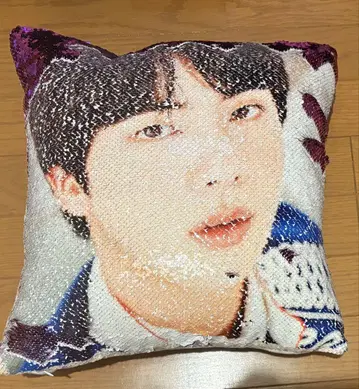 bts 진 스팽글 쿠션 레어
