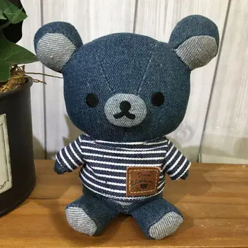 리락쿠마 데님 리락쿠마 페이퍼 웨이트 봉제 인형 굿즈