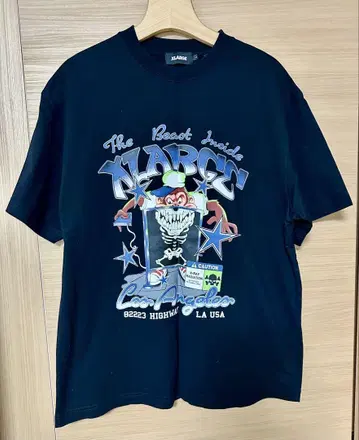 X-LARGE 티셔츠 블랙 L 사이즈