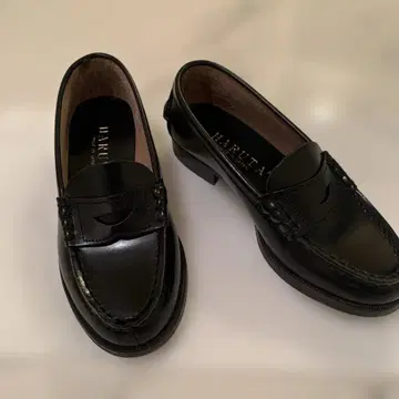 HARUTA 블랙 로퍼 일본제