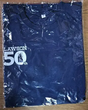 LAWSON 50주년 기념 티셔츠 빅 사이즈 네이비