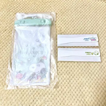 스누피 방수 파우치 스마트폰 케이스 Dove 스패출러 마츠키요 코코카라
