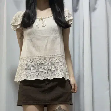 모리걸 튜닉 블라우스
