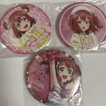 쿠로사와 루비 5th 6th 치어걸 3장 러브 라이브 Aqours 캔뱃지