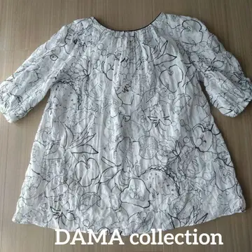 DAMA 컬렉션 다마 컬렉션 후르츠 프린트 블라우스