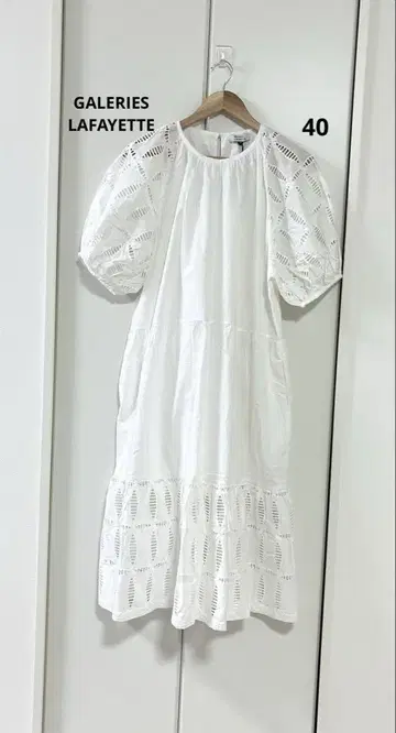 갤러리 라파예트 레이스 롱 원피스 40