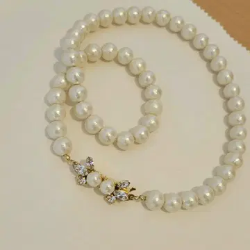 Natully (나투리) 코튼 펄 목걸이