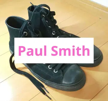 PaulSmith 폴 스미스 스웨이드 스니커즈 하이컷 가죽 신발
