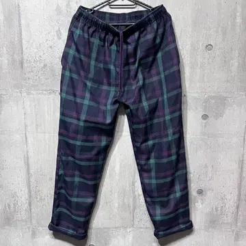 THE SHOP TK 체크 무늬 릴랙스 팬츠