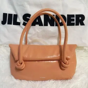 JIL SANDER 질 샌더 Knot 노트 핸드백 가로 핑크