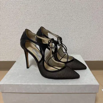 JIMMY CHOO 블랙 하이힐 36.5