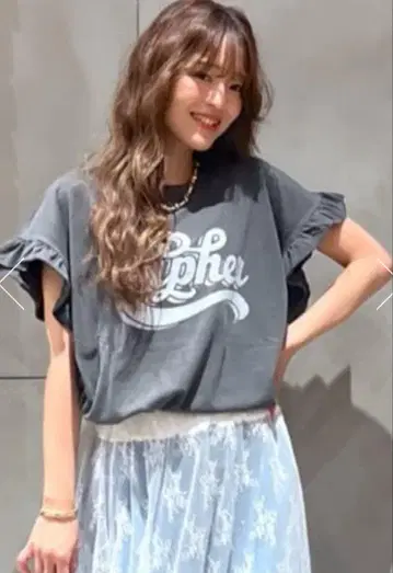 로데오 크라운즈 Vintage Graphic 프릴 티셔츠 택 포함 새상품