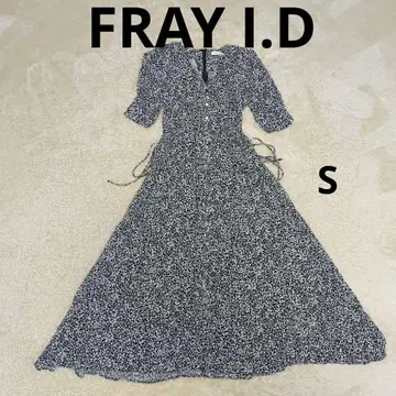 FRAY I.D IPEKER 셔링 롱 원피스 꽃무늬