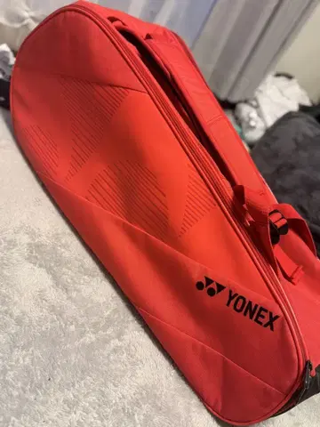 YONEX 빨간색 라켓 백팩 백팩 스타일