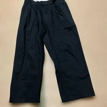 NEAT 블랙 와이드 팬츠 사이즈 48
