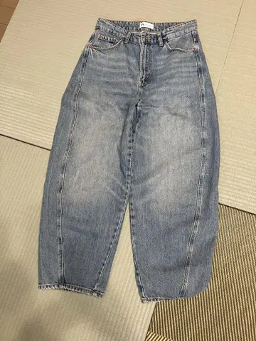 자라 커브 팬츠 데님 36 9호 라이트 블루