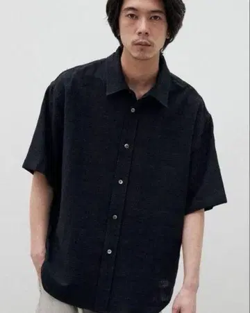 LIDNM ITALY GAUZE CHECK H/S 사이즈 M