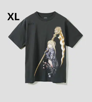 XL 사이즈 야카이 사 & 렘 빅 실루엣 티셔츠 그라니프 데스노트