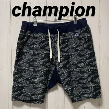 챔피온 챔피온 리버스 위브 카모플라주 올 패턴 하프 팬츠