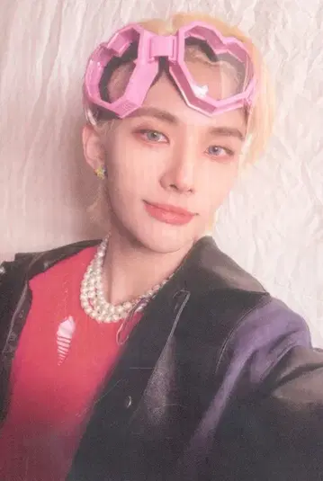 StrayKids ODDINARY Hyunjin 트레이딩 카드 빨간색