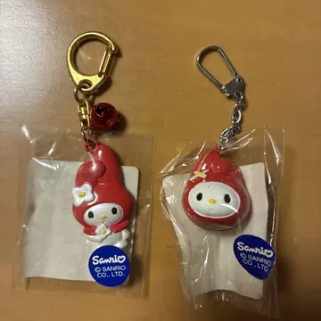 레트로 마이멜로디 키링 방울 포함 2개 세트