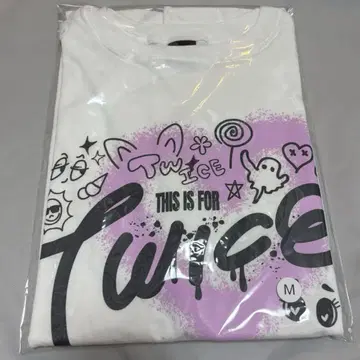 TWICE 티셔츠 화이트 M 사이즈