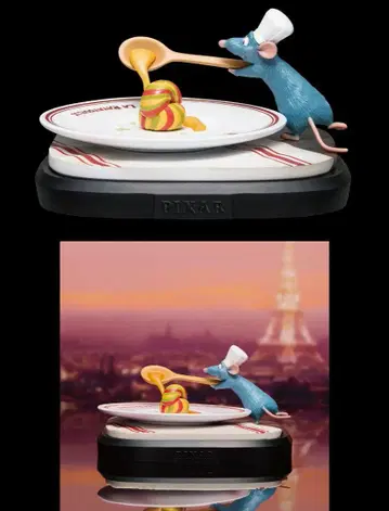 happy 복권 pixar E상 레미의 맛있는 레스토랑 피규어
