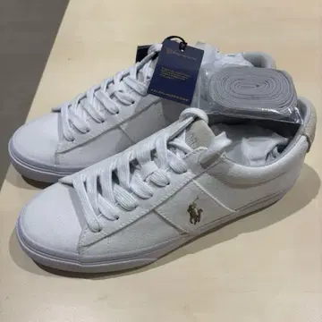 폴로 랄프 로렌 캐리오버 스니커즈 화이트