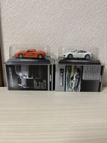 교쇼 1/64 포르쉐 2대 세트