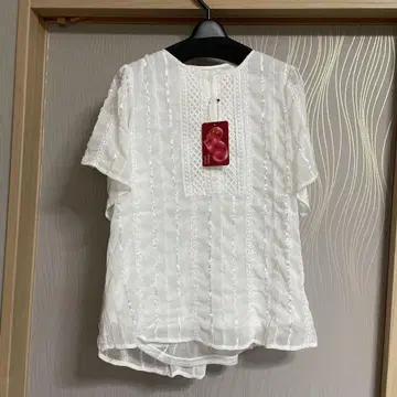 새상품, 택 포함, &LOVE QVC 앤드러브 블라우스 S