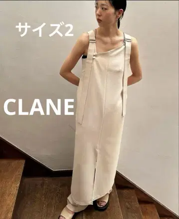 SLANT LINE SALOPETTE 원피스 CLANE