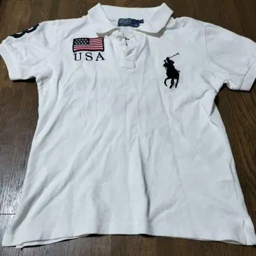 폴로 랄프 로렌 반팔 피케 셔츠 USA 자수