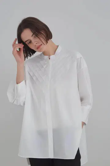 Le Phil TC 브로드 블라우스 (6부 소매)